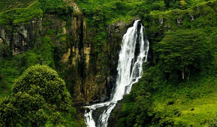 Waterfalls in Sri Lanka